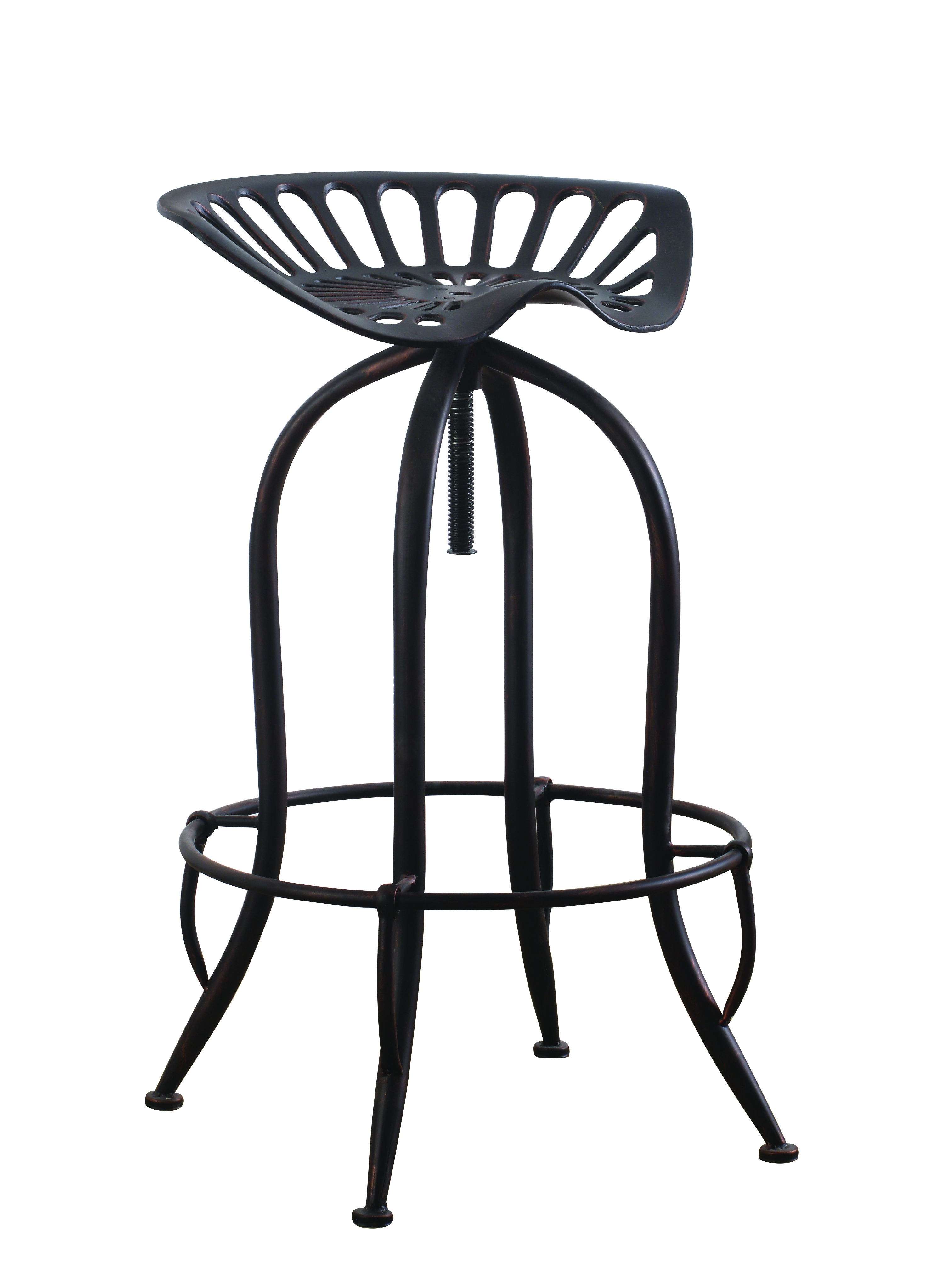 Adjustable Height Tractor Seat Bar Stool, Black Finish ... (2958 x 4092 Pixel)